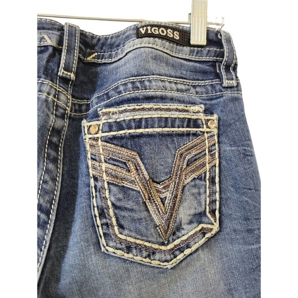 Vigoss Jeans Womens Skinny Heritage Fit Western Cowgirl Medium Wash Denim Size 4 - Picture 14 of 14